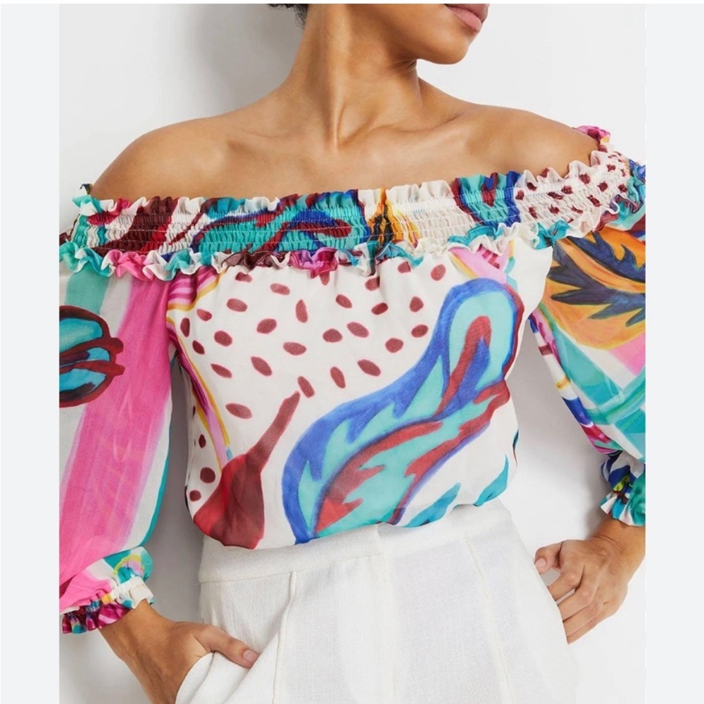 Patbo | Flora Off-The-Shoulder blouse Size Medium NEW